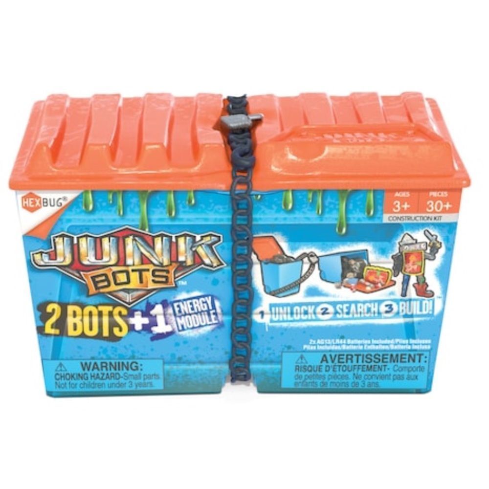 Hexbug Assorted Junkbots Small Dumpster Blind Pack  (2 Junkbots) Factory Sealed